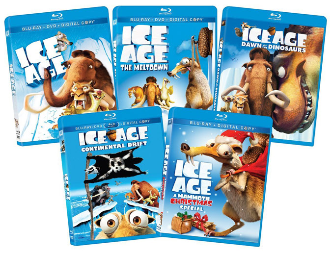 Ice Age 1-4 + Ice Age Christmas (Blu-ray)