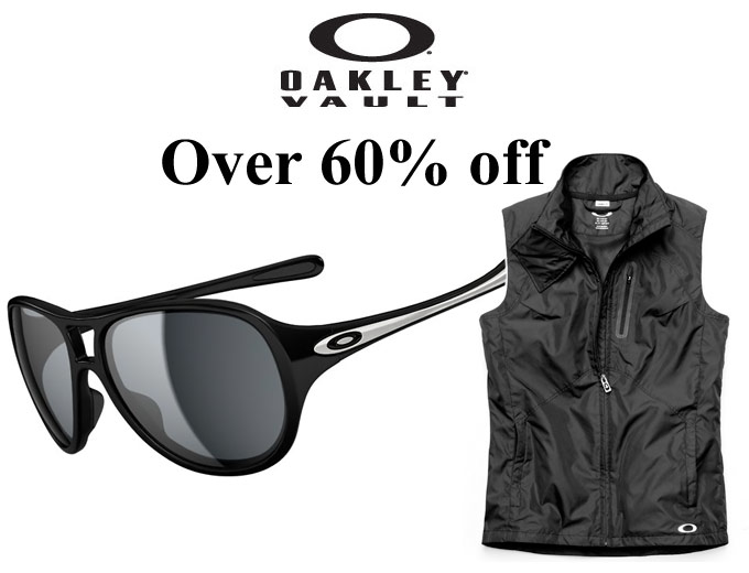 Save 60% or More off Oakley Sunglasses & Apparel
