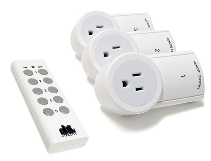 3-Pack: Etekcity Remote Outlet Switches