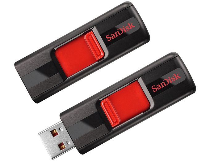 SanDisk Cruzer 8 GB USB Flash Drive - 2 Pack