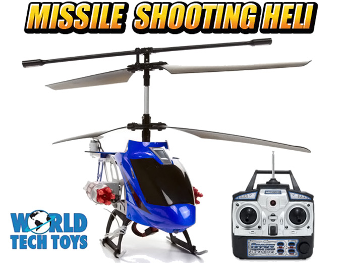 Missile Shooting Arrow Hawk RC Helicopter