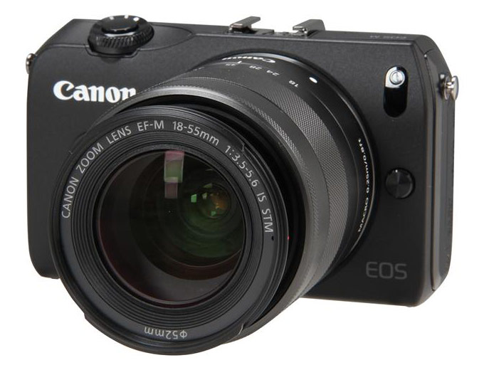 Canon EOS M 18MP Camera w/ 18-55mm Lens