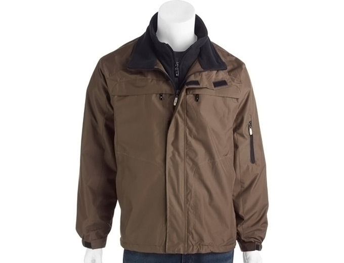 Men's Ripstop Jacket w/ Polar Fleece Lining