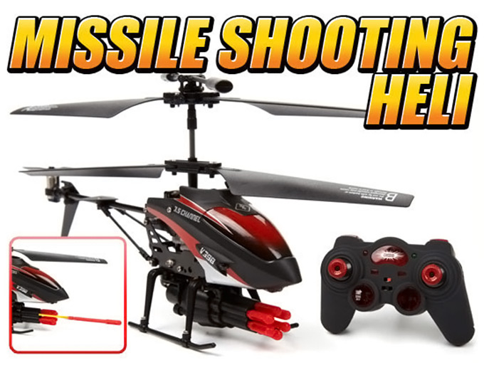 Metal Missile Attack 3.5CH RC Helicopter