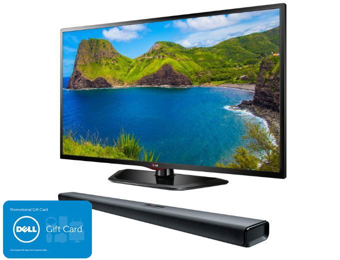 LG 55LN5790 55" HDTV + Sound Bar & $200 eCard
