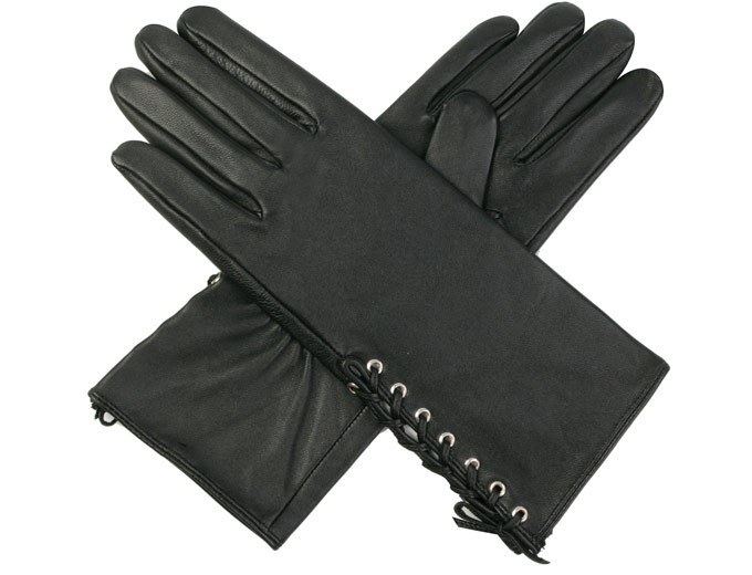 Luxury Lane Womens Lambskin Leather Gloves
