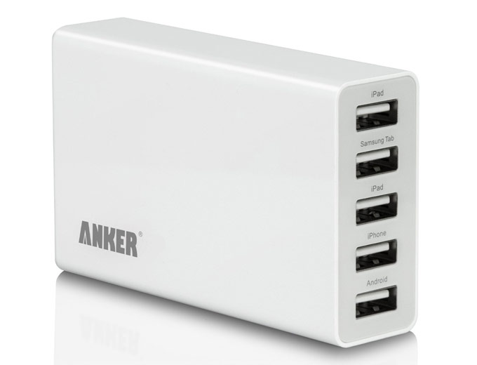 Anker 25W/5A 5-Port USB Wall Charger