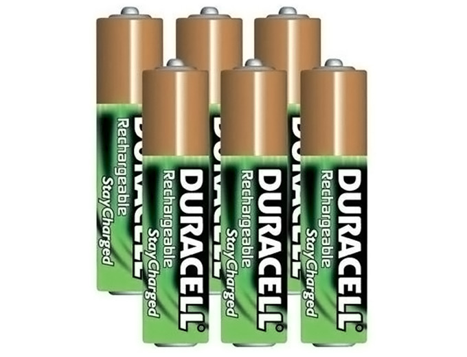 Duracell Rechargeable 800mAh AAA Batteries