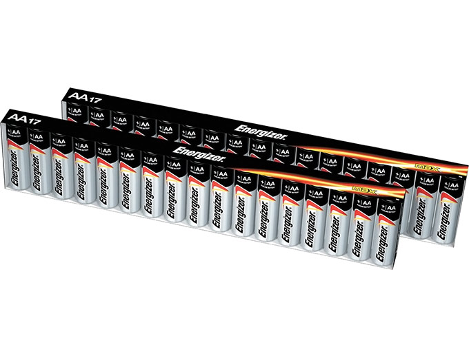 Energizer Max AA Alkaline Batteries 34-Pack