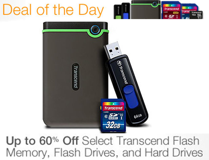 Up to 60% off Transcend Products