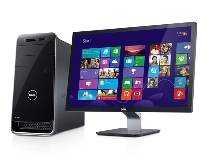 Dell XPS 8700 Desktop + 24" Monitor
