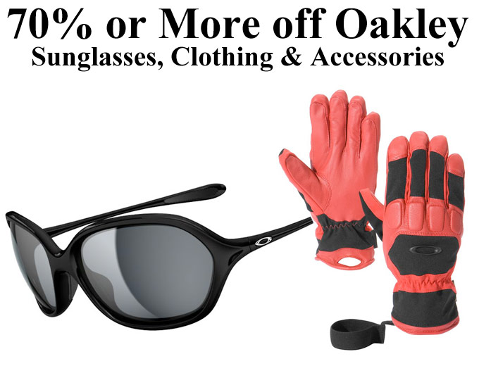 70% or More off Oakley Sunglasses & Accessories
