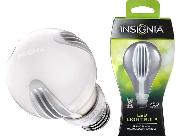 Insignia 450-Lumen Dimmable LED Light Bulb