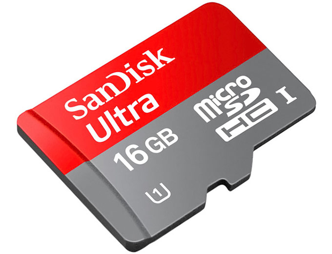 SanDisk Ultra Pixtor 16GB microSDHC Card