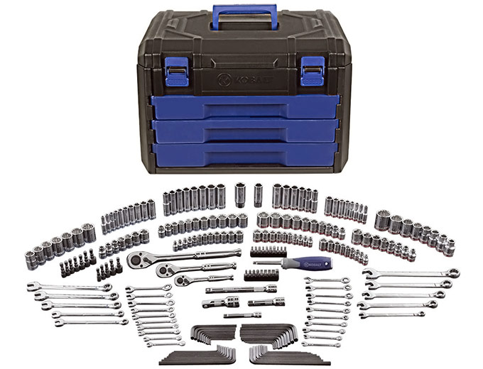 Kobalt 227-Pc Standard & Metric Mechanic's Tool Set