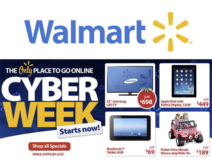 Walmart Cyber-Week Sale