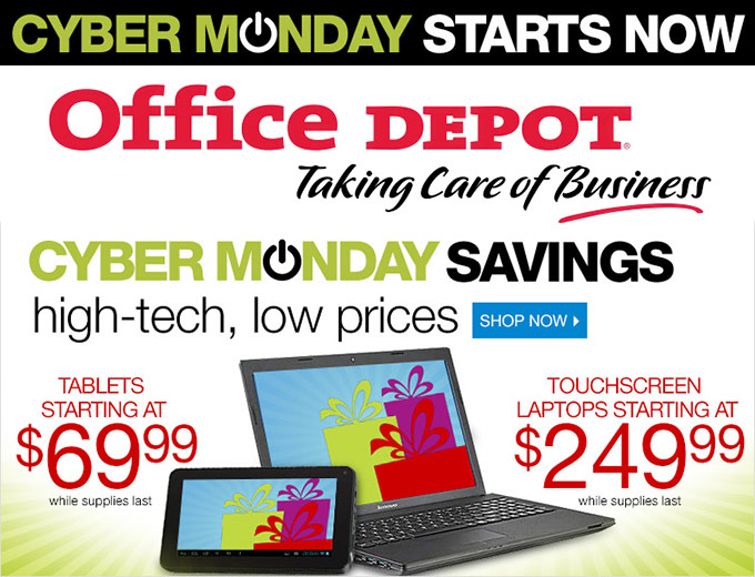 Office Depot Cyber Monday Savings