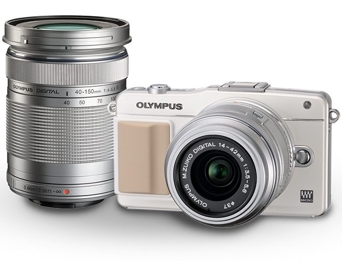 Olympus E-PM2 Compact System Camera + 2 Lens