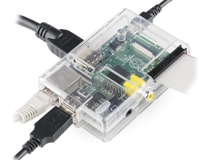 Raspberry Pi with EasyAsPi Clear Case