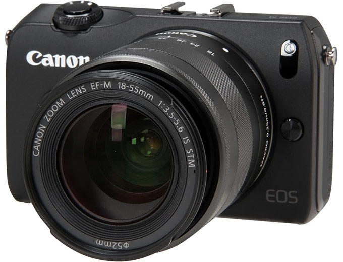 Canon EOS M Compact System Camera + EF-M 18-55mm