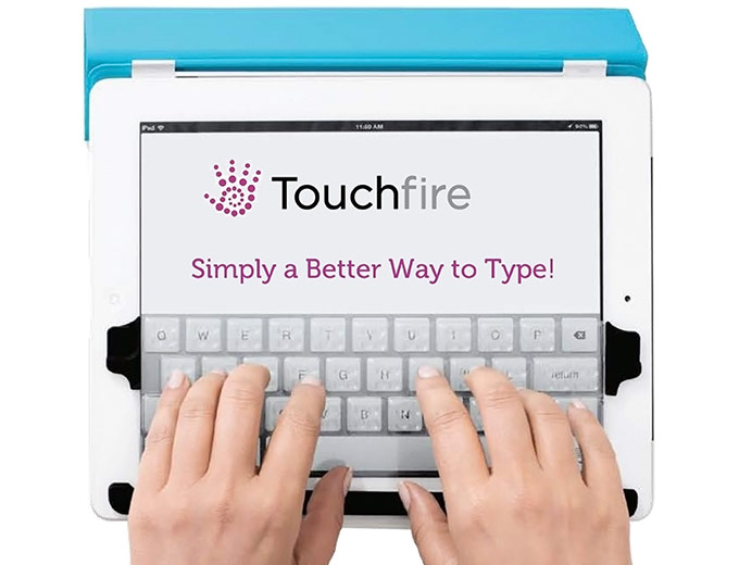 Touchfire iPad Screen-Top Keyboard