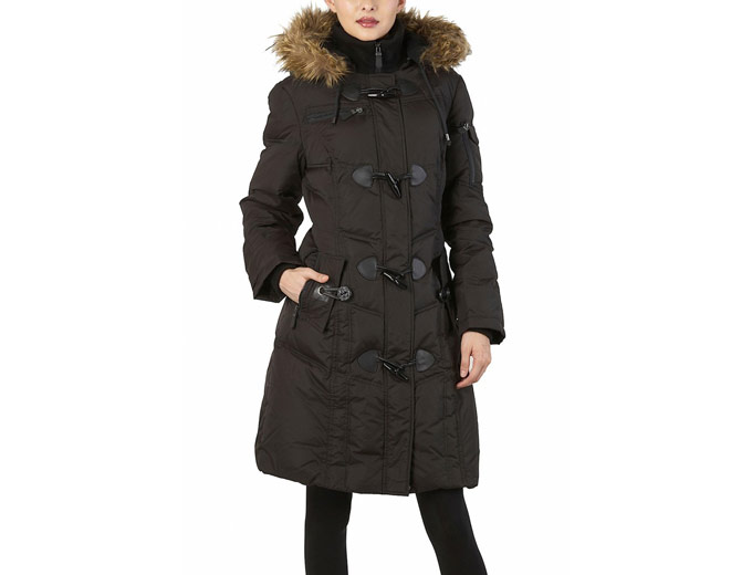 BGSD Quilted Down Toggle Women's Coat