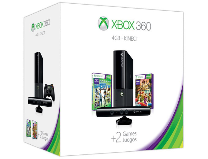 Xbox 360 4GB Kinect Holiday Value Bundle
