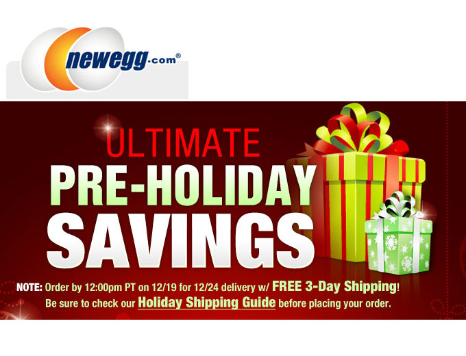 Newegg Ultimate Pre-Holiday Savings Event