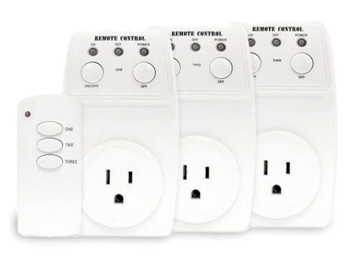 Sorbus Remote Control Outlet 3 Pack