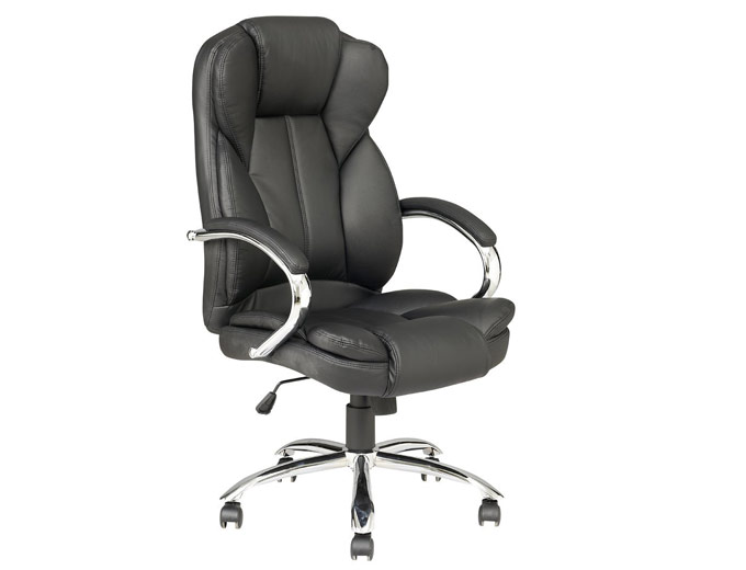 Black PU Leather Executive Computer Chair