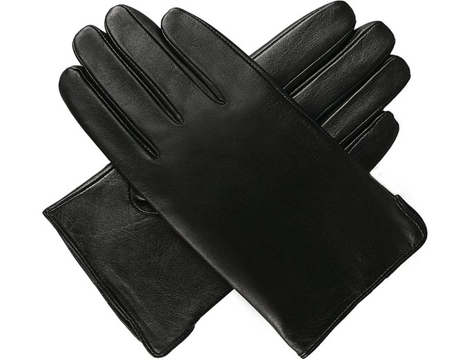 Luxury Lane Men's Lambskin Leather Gloves