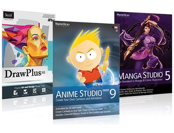 Anime Studio Debut, Manga Studio & DrawPlus