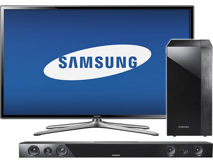 Samsung 46" 1080p HDTV & 2.1-Ch Sound Bar