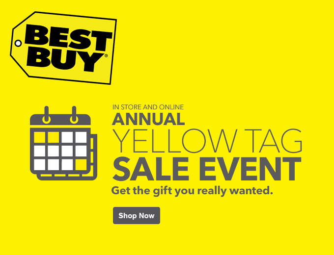 Best Buy Annual Yellow Tag Sale Event