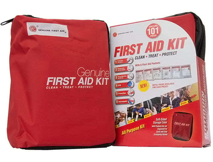 101-Pc Soft Sided First Aid Kit