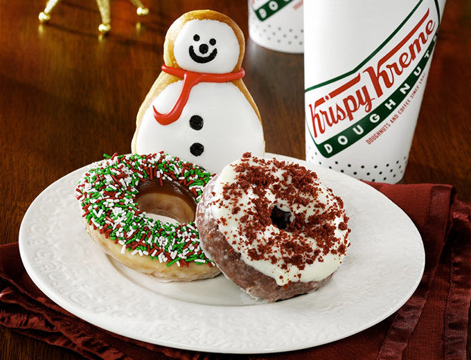 Free Krispy Kreme Holiday Doughnut