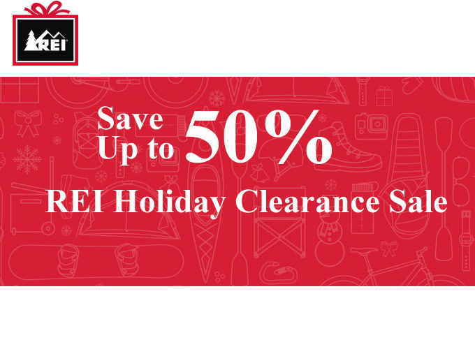 REI Holiday Clearance Sale - Up to 50% off