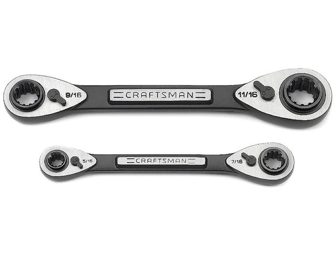 Craftsman 35421 CM 2PC Wrench 4 in 1 Set
