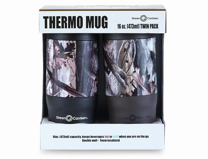Camouflage Thermo Mug 2-Pack