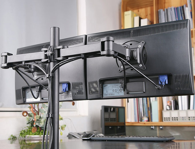 Vivo Dual LCD Monitor Desk Mount