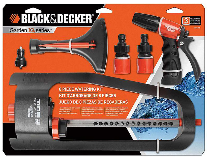 Black and Decker 8 pc. Watering Combo Pack