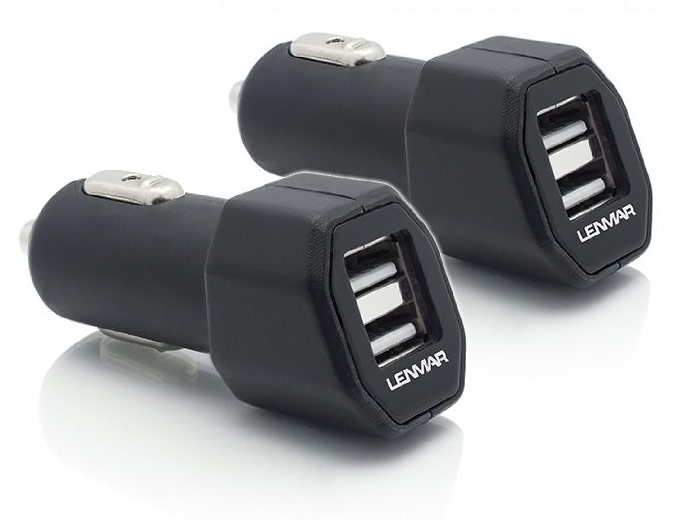Lenmar Dual USB 4.2A Car Chargers
