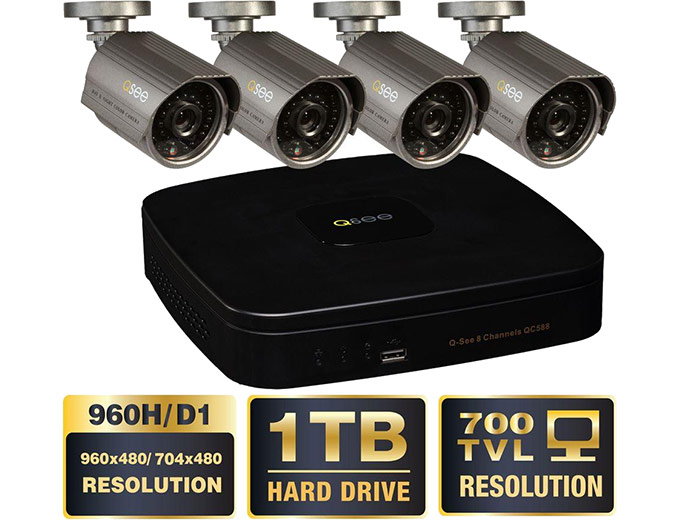 Q-SEE Premium 8-Ch 1TB Surveillance System
