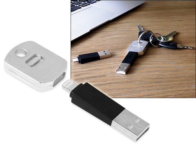 TOCCs USB/Lightning Cable Keychain