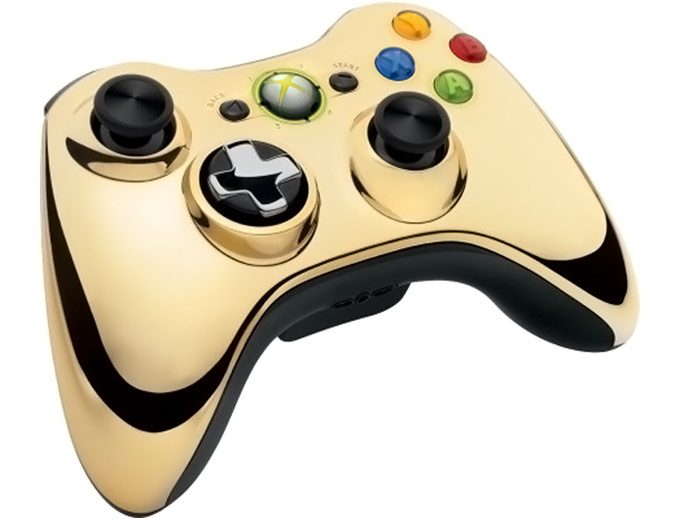 Gold Chrome Xbox 360 Wireless Controller