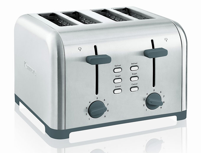 Kenmore 4-Slice Stainless Steel Toaster