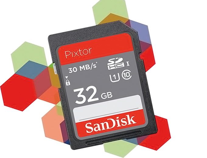 SanDisk Pixtor 32GB SDHC Memory Card