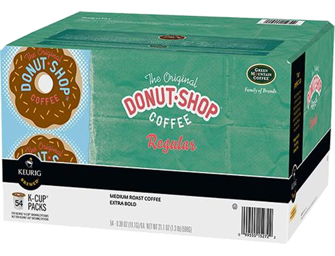 Keurig Donut Shop 54-Pack Coffee K-Cups