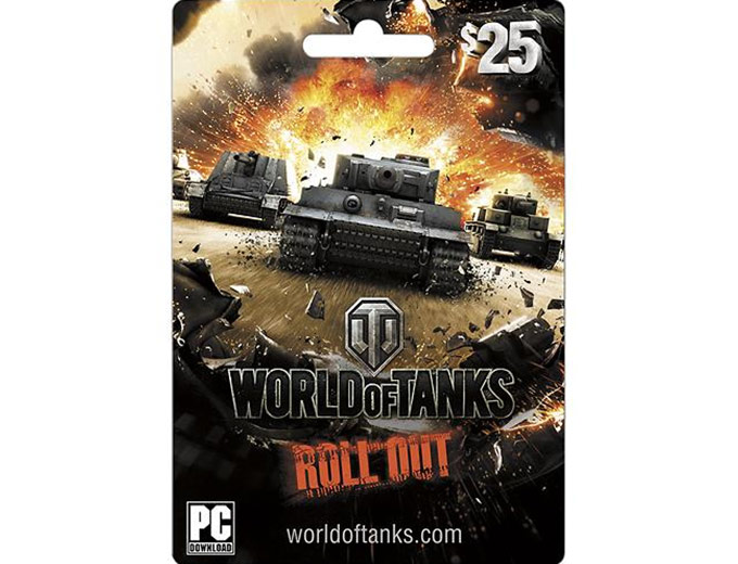 World of Tanks $25 Card