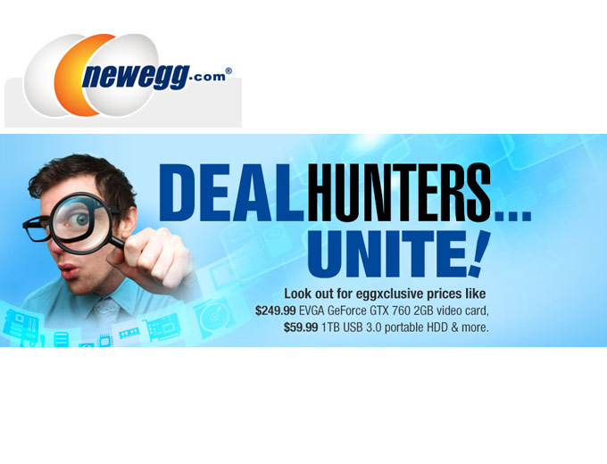 Newegg Deal Hunters Sale Event